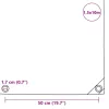 Kék ponyva 650 g/m² 1,5 x 10 m