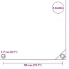 Kék ponyva 650 g/m² 1,5 x 20 m