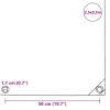 Kék ponyva 650 g/m² 2,5 x 3,5 m