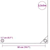 Kék ponyva 650 g/m² 3,5 x 5 m