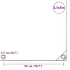 Fehér ponyva 650 g/m² 3,5 x 5 m
