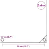 Fehér ponyva 650 g/m² 5 x 6 m