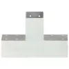 4 darab X-alakú horganyzott fém oszloptartó 71 x 71 mm