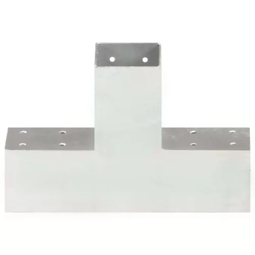 4 darab X-alakú horganyzott fém oszloptartó 71 x 71 mm