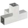 4 darab X-alakú horganyzott fém oszloptartó 71 x 71 mm