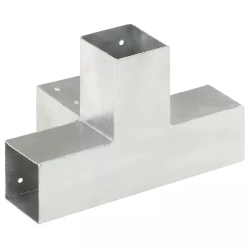 4 darab X-alakú horganyzott fém oszloptartó 71 x 71 mm