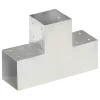 4 darab T alakú horganyzott fém oszloptartó 101 x 101 mm