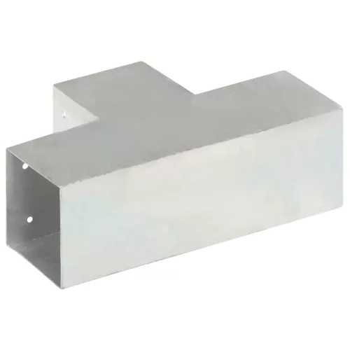 4 darab T alakú horganyzott fém oszloptartó 101 x 101 mm