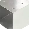 4 darab T alakú horganyzott fém oszloptartó 101 x 101 mm