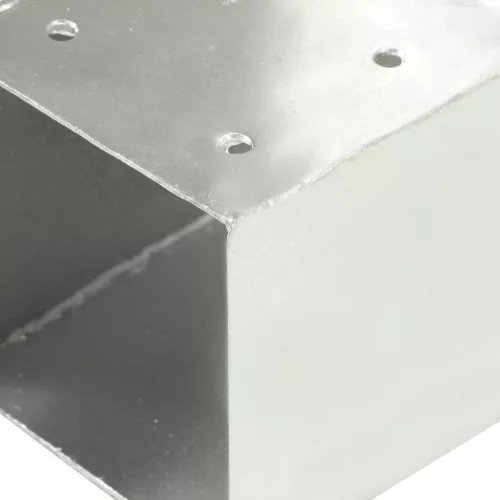 4 darab T alakú horganyzott fém oszloptartó 101 x 101 mm