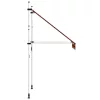 Narancssárga és barna kézzel feltekerhető napellenző 150 cm