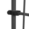 Fehér-narancssárga manuális LED-es napellenző 150 cm