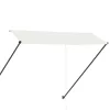 Feltekerhető krémszínű napellenző LED-del 300 x 150 cm