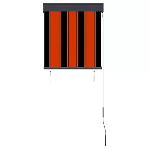 Narancssárga és barna kültéri roló 60 x 250 cm