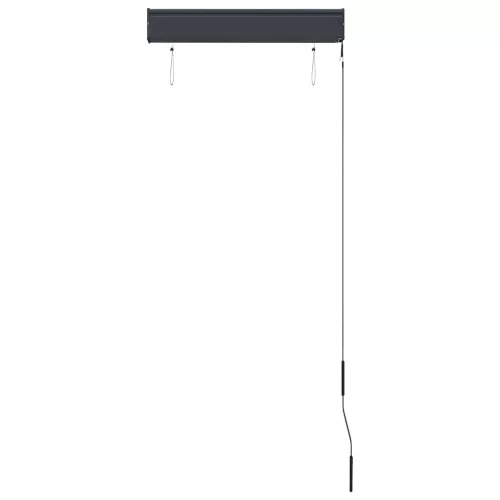 Narancssárga és barna kültéri roló 60 x 250 cm
