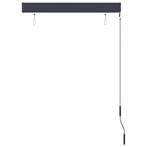 Antracitszürke kültéri roló 100 x 250 cm