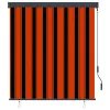 Narancssárga és barna kültéri roló 140 x 250 cm