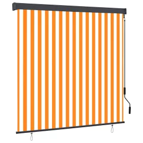 Fehér és narancssárga kültéri roló 160 x 250 cm
