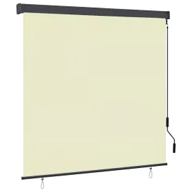 Krémszínű kültéri roló 160 x 250 cm