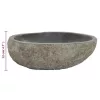 Ovális folyami kő mosdókagyló (29-38) x (24-31) cm