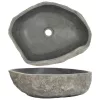 Ovális folyami kő mosdókagyló (45-53) x (34-41) cm