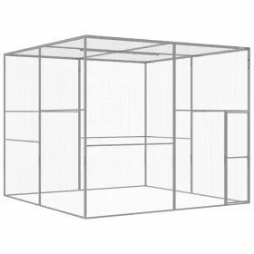 Horganyzott acél macskaketrec 3 x 3 x 2,5 m