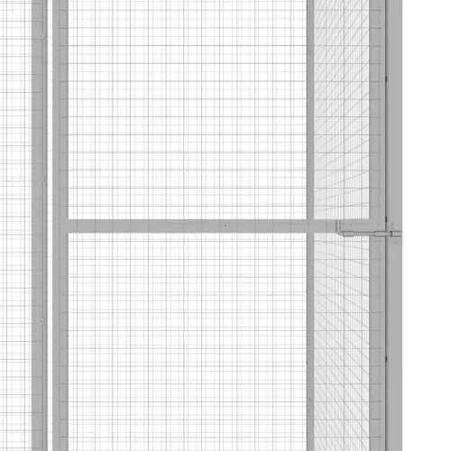 Horganyzott acél macskaketrec 3 x 3 x 2,5 m