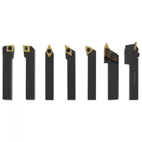 12 részes váltólapos esztergaszerszám készlet 12 x 12 mm 80 mm