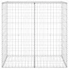 Horganyzott acél gabion fal fedéllel 100 x 60 x 100 cm