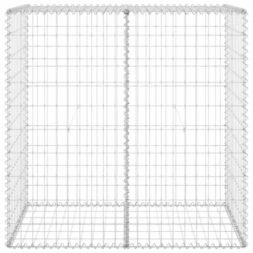 Horganyzott acél gabion fal fedéllel 100 x 60 x 100 cm