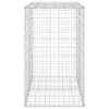 Horganyzott acél gabion fal fedéllel 100 x 60 x 100 cm