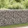 Horganyzott acél gabion fal fedéllel 150 x 60 x 100 cm