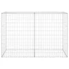 Horganyzott acél gabion fal fedéllel 150 x 60 x 100 cm