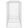 Horganyzott acél gabion fal fedéllel 200 x 60 x 100 cm