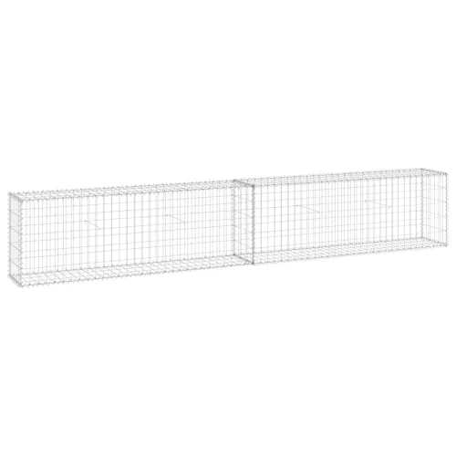 Horganyzott acél gabion fal fedéllel 300 x 30 x 50 cm