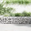 Horganyzott acél gabion fal fedéllel 300 x 30 x 50 cm
