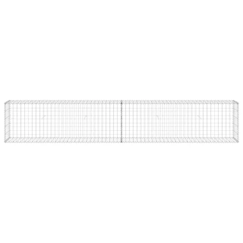 Horganyzott acél gabion fal fedéllel 300 x 30 x 50 cm
