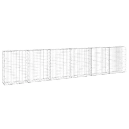 Horganyzott acél gabion fal fedéllel 300 x 30 x 100 cm
