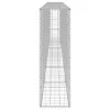 Horganyzott acél gabion fal fedéllel 300 x 30 x 100 cm