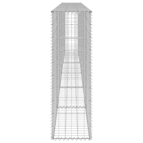 Horganyzott acél gabion fal fedéllel 300 x 30 x 100 cm