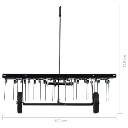 Irtóborona fűnyíró traktorhoz 100 cm