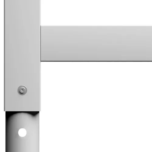 2 db szürke állítható fém munkapadváz 85 x (69-95,5) cm