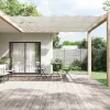 Fehér oxford-szövet függőleges napellenző 60 x 1000 cm