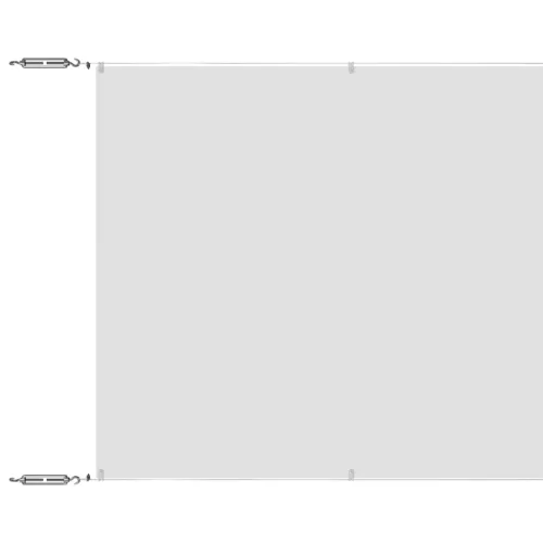 Fehér oxford-szövet függőleges napellenző 60 x 1000 cm