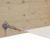 Fehér oxford-szövet függőleges napellenző 60 x 1000 cm