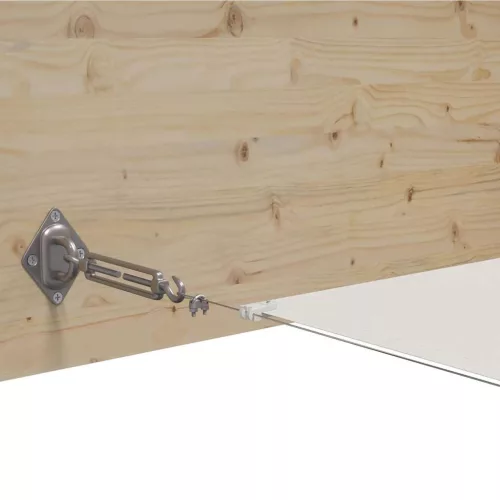 Fehér oxford-szövet függőleges napellenző 100 x 1000 cm