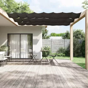   Antracitszürke oxford-szövet függőleges napellenző 60 x 1000 cm