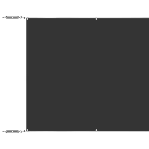 Antracitszürke oxford-szövet függőleges napellenző 100x1200 cm