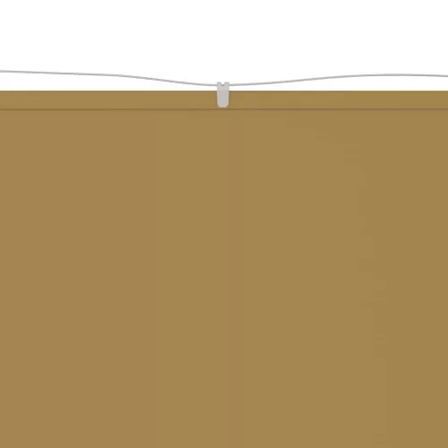 Bézs oxford-szövet függőleges napellenző 60 x 1000 cm