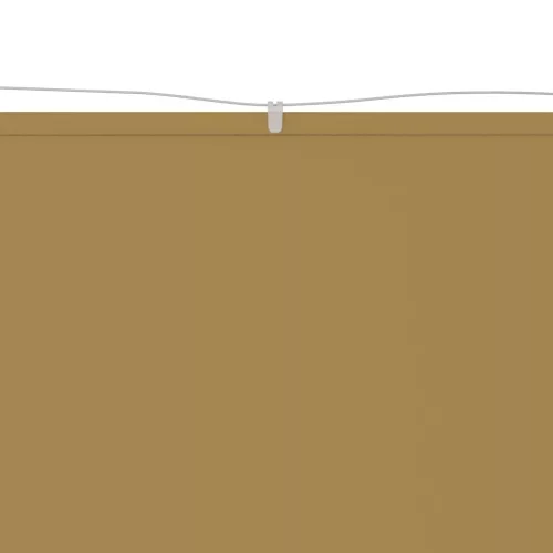 Bézs oxford-szövet függőleges napellenző 60 x 1200 cm